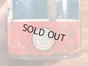 モーターオイルのPremium Lubricantが入っていた50’sヴィンテージTin缶