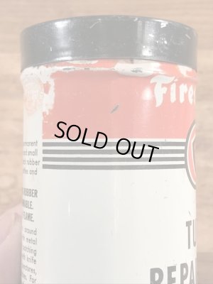 Firestoneのタイヤチューブのリペアキットが入っていた40〜50’sヴィンテージTin缶