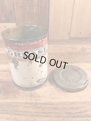 Scientifically Manufacturedのグリスが入っていた50年代ビンテージブリキ缶