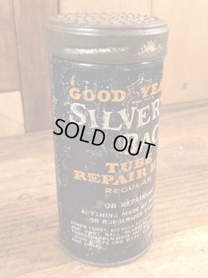 グッドイヤーのタイヤチューブのリペアキットが入っていた40〜50年代ビンテージブリキ缶