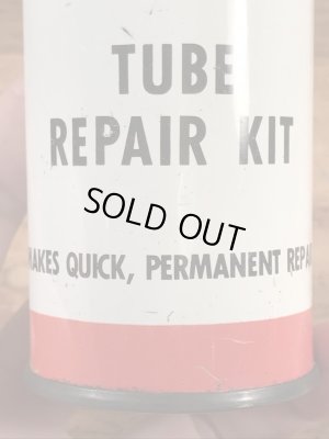 ファイヤーストーンのタイヤチューブのリペアキットが入っていた40〜50年代ビンテージブリキ缶