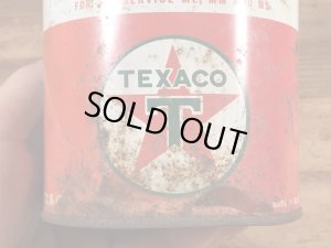 Texacoのモーターオイルの40〜50’sヴィンテージTin缶