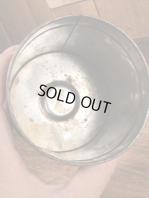 モーターオイルのPremium Lubricantが入っていた50’sヴィンテージTin缶