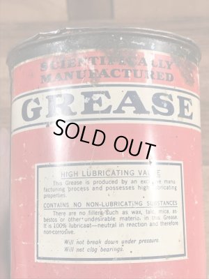 Scientifically Manufacturedのグリスが入っていた50年代ビンテージブリキ缶