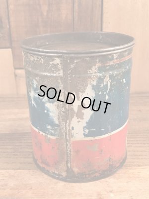 モーターオイルのPremium Lubricantが入っていた50’sヴィンテージTin缶