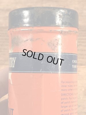 画像11: Sears Roebuck And Co “Cross Country” Tube Repair Kit Tin Can シアーズローバックス ビンテージ ブリキ缶 40〜50年代