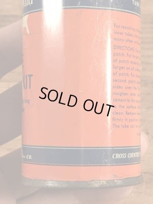 画像12: Sears Roebuck And Co “Cross Country” Tube Repair Kit Tin Can シアーズローバックス ビンテージ ブリキ缶 40〜50年代