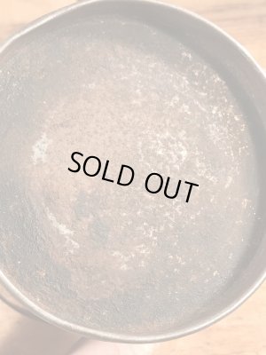 モーターオイルのプレミアムルーブリカントが入っていた50年代ビンテージブリキ缶