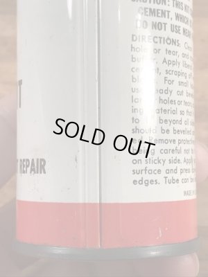 ファイヤーストーンのタイヤチューブのリペアキットが入っていた40〜50年代ビンテージブリキ缶