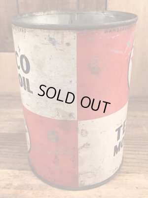 Texacoのモーターオイルの40〜50’sヴィンテージTin缶