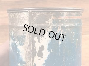 モーターオイルのプレミアムルーブリカントが入っていた50年代ビンテージブリキ缶