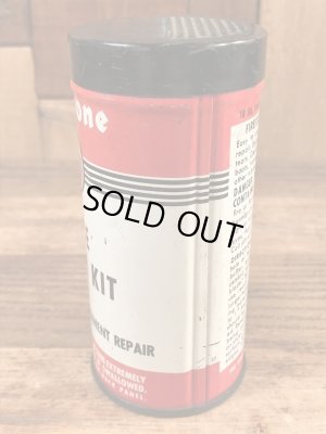 Firestoneのタイヤチューブのリペアキットが入っていた40〜50’sヴィンテージTin缶