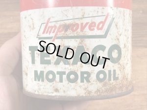 Texacoのモーターオイルの40〜50’sヴィンテージTin缶