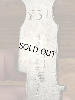 アメリカの刑務所で使われていたジェイル物のビンテージの鍵