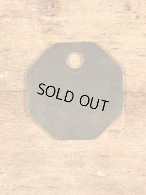 アンティークのブラス製のヴィンテージツールタグ