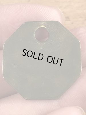 アンティークのブラス製のヴィンテージツールタグ