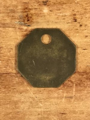 B.P.D.“21 46”と書かれたツールに付いていたヴィンテージブラスタグ