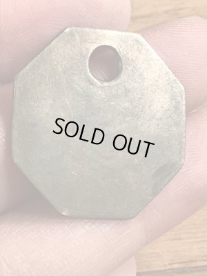 アンティークのブラス製のヴィンテージツールタグ