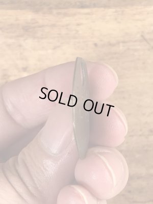 アンティークの真鍮製のビンテージツールタグ