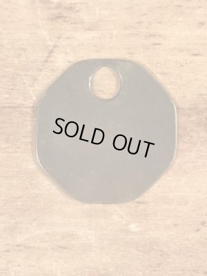 B.P.D.“21-85”と書かれたツールに付いていたヴィンテージブラスタグ