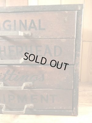 “Weatherhead Original Equipment Fittings”の50’sヴィンテージメタルキャビネット