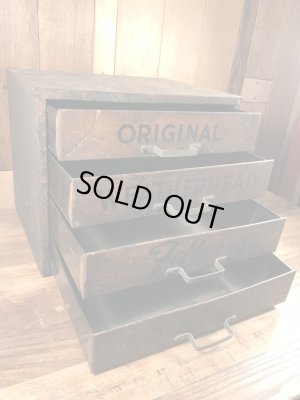 “Weatherhead Original Equipment Fittings”の50’sヴィンテージメタルキャビネット