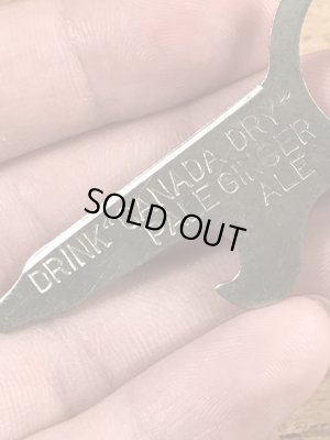 カナダドライジンジャーエールのアンティークのビンテージ栓抜き