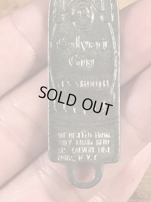 Calvert Ginのボトル型のヴィンテージボトルオープナー