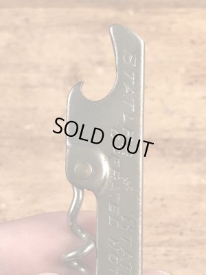 ホテルの企業物のコークスクリューが付いたビンテージ栓抜き