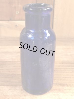 Emerson Drug Co.のBromo-Seltzerのビンテージブルーボトル