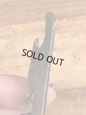 企業物の折り畳みのコークスクリューが付いたビンテージ栓抜き