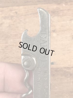 企業物の折り畳みのコークスクリューが付いたビンテージ栓抜き