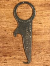 First National Bank Harrisburg, PA. Bottle Opener　企業物　ビンテージ　ボトルオープナー　ボタンフック　1900年代〜