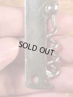 Star Beerの折り畳みのコークスクリューが付いたヴィンテージボトルオープナー