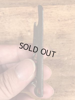 企業物の折り畳みのコークスクリューが付いたビンテージ栓抜き