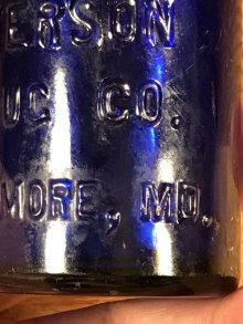 他の写真2: Bromo-Seltzer Emerson Drug Co. Bluw Glass Bottle　ブロモセルツァー　ビンテージ　ブルーボトル　薬瓶　アンティーク