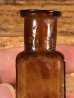 アボットラボラトリーズ社製の茶色のアンティークの薬瓶