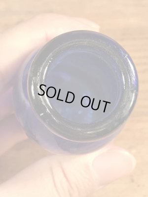 エマーソンドラッグ社製の青色のアンティークの薬瓶