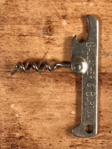 他の写真2: Gallagher & Burton Corkscrew Bottle Opener　ウイスキー　ビンテージ　ボトルオープナー　栓抜き　1930年代〜