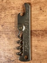 Statler And Statler Operated Hotels Corkscrew Bottle Opener　企業物　ビンテージ　ボトルオープナー　栓抜き　1930年代〜