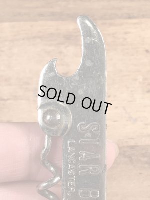 スタービールの折り畳みのコークスクリューが付いたビンテージ栓抜き