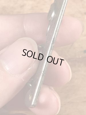 企業物の折り畳みのコークスクリューが付いたヴィンテージボトルオープナー