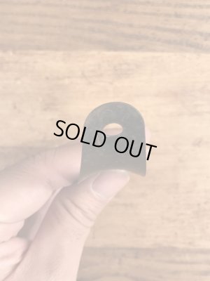 黒ラッカーのメタル製のビンテージ靴ベラ