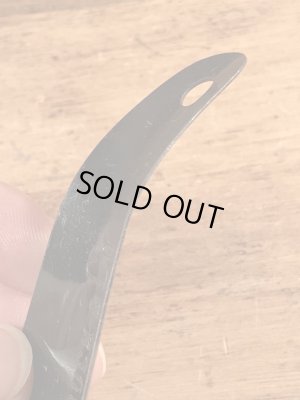 シアーズローバックの黒ラッカーのビンテージ靴ベラ