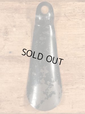 The Newark Shoeの黒ラッカーのヴィンテージシューホーン