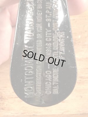 Montgomery Wardの黒ラッカーのヴィンテージシューホーン