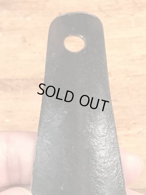 モンゴメリーワードの黒ラッカーのビンテージ靴ベラ