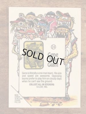 LEAF社製のBaseball Awesome All Starsの80’sヴィンテージステッカーカード