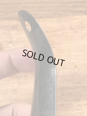 シアーズローバックの黒ラッカーのビンテージ靴ベラ