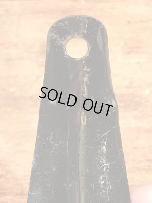 モンゴメリーワードの黒ラッカーのビンテージ靴ベラ